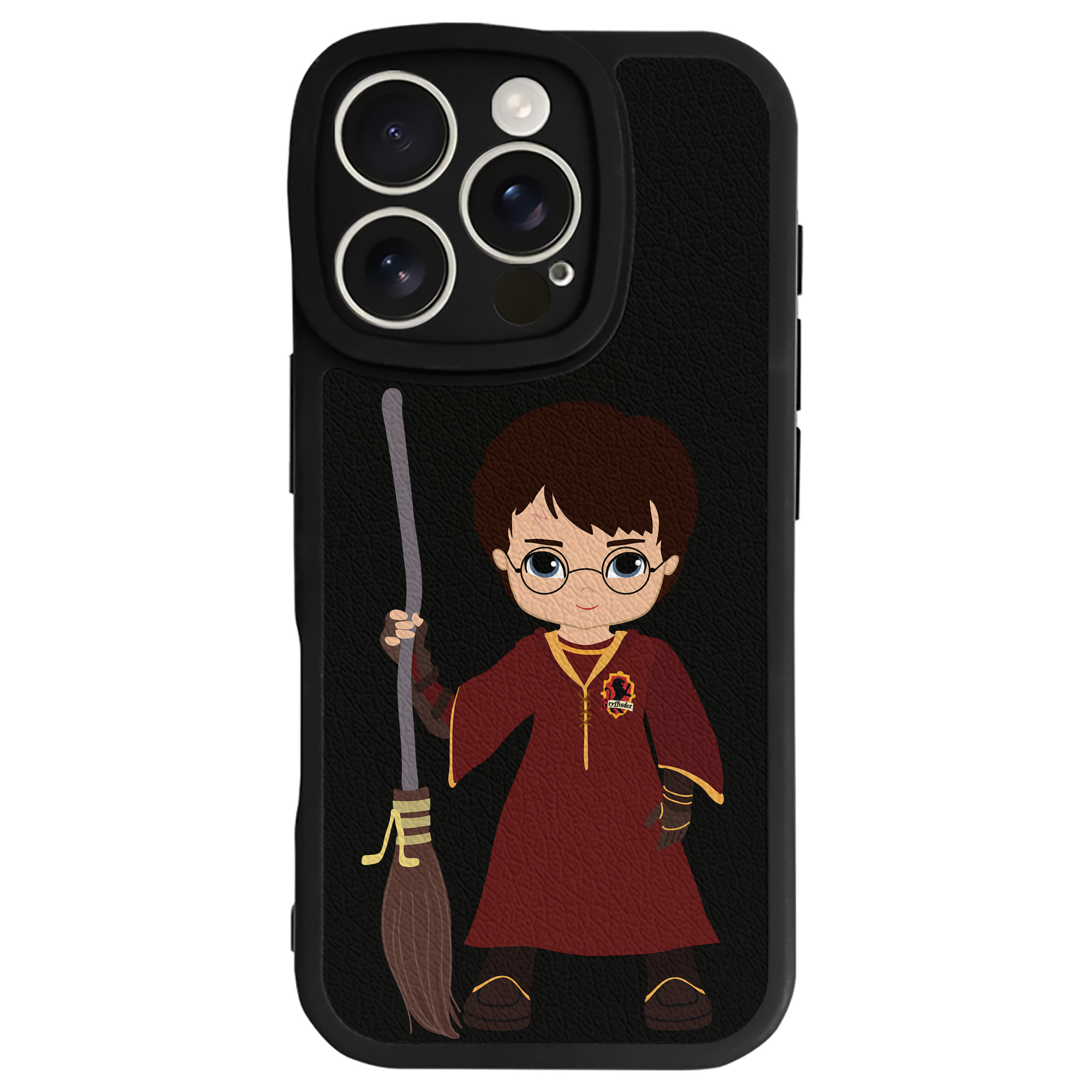 （画像用） Harry Potter ハリー・ポッターシリーズ 【iPhone 16シリーズ対応】シリコンスマホケース（レザー調） 材質：シリコン